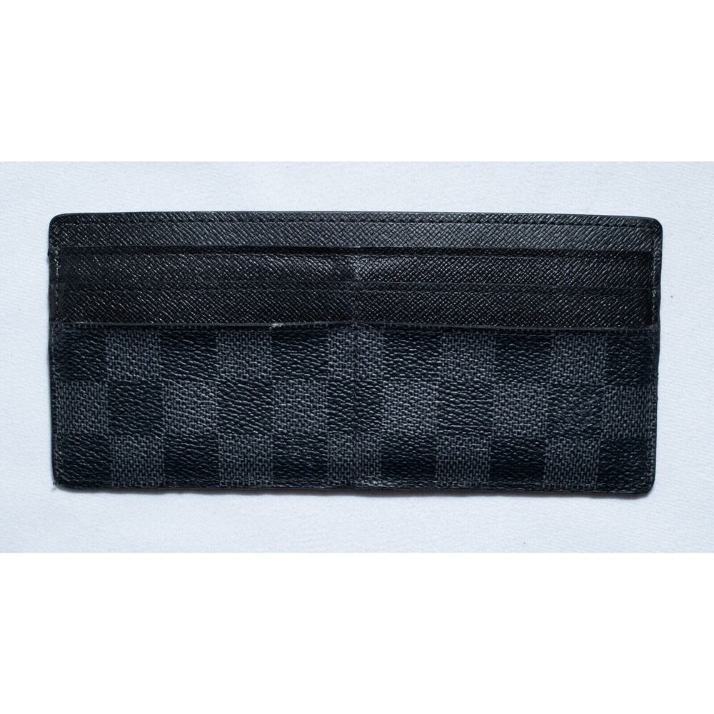 Louis Vuitton Authentic Card Holder Insert Damier Graphite SP5009